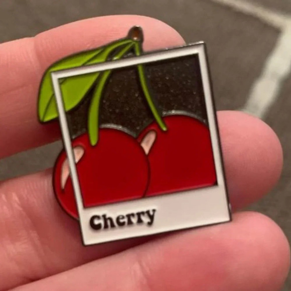 Brand new Harry Styles inspired enamel pin Cherry - Picture 1 of 3